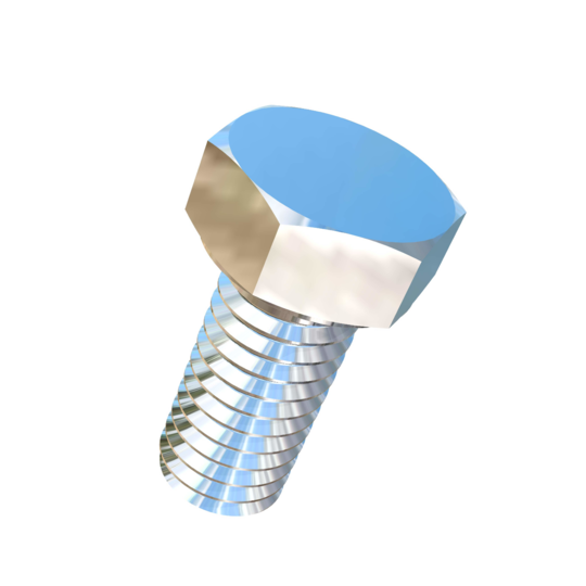 Titanium 3/8-16 X 13/16 inch UNC Fully Threaded Allied Titanium Hex Head Bolt (No Dimple)